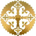 Aureola de metal com Cruz interior