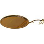 Bandeja de Comunhão fabricada em metal dourado