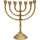 Candelabro de bronze para sete velas