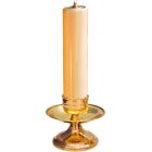 Candeleiro de bronze para Igreja com vela de 5 cm
