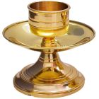 Candeleiro de mesa em bronze acabamento simples