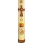 Círio Pascal 2026 | Relevo Cordeiro e Cristograma