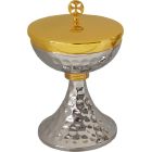 Copão sagrado acabamento plateado e dourado