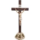 Crucifijo de mesa com INRI | Resina