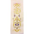 Estone de terlenka com bordado duplo especial de IHS beige