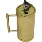 Limosnero de metal dourado