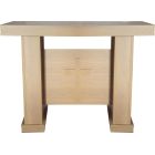 Mesa de altar de melamina imitação madeira