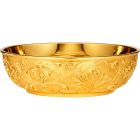 Patena de prata com 15,50 cm. de diâmetro