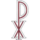 Autocolante do Crismão | Lábaro | 14,5 x 5,5 cm.