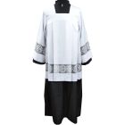 Roquete branco com puntilla IHS