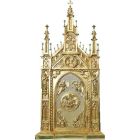 Sagrario de bronze com expositor para Santíssimo Sacramento