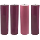 Velas de duas cores para Coroa do Advento | 25 cm