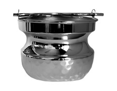 Adicionar ao carrinho Acetre fabricado em metal plateado com 11 cm de altura Acetre fabricado em metal plateado com 11 cm de altura