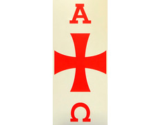 Adicionar ao carrinho Adesivo para Cirio Pascual: Alfa, ómega e Cruz Adesivo para Cirio Pascual: Alfa, ómega e Cruz