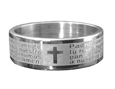 Adicionar ao carrinho Anel Pai Nosso de aço Anel Pai Nosso de aço