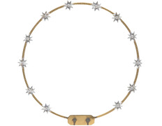 Aro de metal com doze estrelas