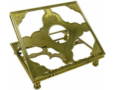 Adicionar ao carrinho Atril regulável fabricado em metal dourado Atril regulável fabricado em metal dourado