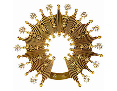 Aureola para figura da Virgem