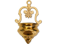 Benditera de bronze 17 x 10 cm.