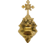 Benditera de parede fabricada em bronze com Cruz