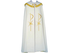 Adicionar ao carrinho Capa pluvial com Cruz bordada em fio de ouro verde Capa pluvial com Cruz bordada em fio de ouro verde