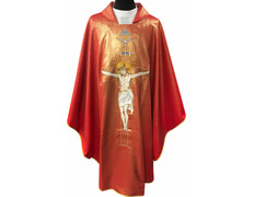 Adicionar ao carrinho Casulla bordado Cristo na Cruz Vermelha Casulla bordado Cristo na Cruz Vermelha
