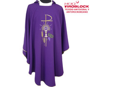Adicionar ao carrinho Casula HeiQ Viroblock | Vestuário sacerdotal antiviral roxa Casula HeiQ Viroblock | Vestuário sacerdotal antiviral roxa