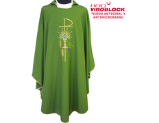 Adicionar ao carrinho Casula HeiQ Viroblock | Vestuário sacerdotal antiviral verde Casula HeiQ Viroblock | Vestuário sacerdotal antiviral verde