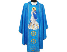 Adicionar ao carrinho Casula mariana bordada | Virgem Puríssima Casula mariana bordada | Virgem Puríssima