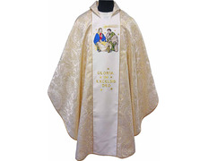 Adicionar ao carrinho Casula com a Sagrada Família no Natal Casula com a Sagrada Família no Natal