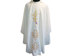 Adicionar ao carrinho Casula com bordados dourados bege Casula com bordados dourados bege