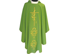 Adicionar ao carrinho Casula com bordados dourados verde Casula com bordados dourados verde