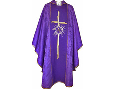 Adicionar ao carrinho Casulla de tecido damasco morada Casulla de tecido damasco morada