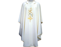 Adicionar ao carrinho Casula de padre bordada á venda em seis cores bege Casula de padre bordada á venda em seis cores bege