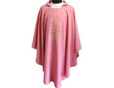 Adicionar ao carrinho Casula de padre bordada á venda em seis cores rosa Casula de padre bordada á venda em seis cores rosa