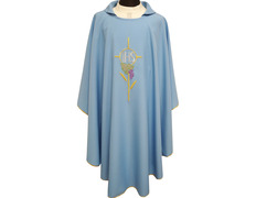 Adicionar ao carrinho Casullas baratas para sacerdotes em cor azul Casullas baratas para sacerdotes em cor azul