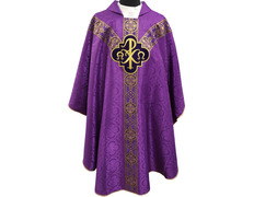 Adicionar ao carrinho Casullas para sacerdotes | Damasco e veludo morado Casullas para sacerdotes | Damasco e veludo morado