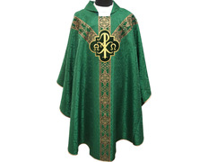 Adicionar ao carrinho Casullas para sacerdotes | Damasco e veludo verde Casullas para sacerdotes | Damasco e veludo verde