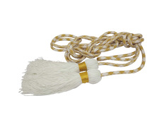 Cíngulos religiosos para uso paroquial ou cofrade branco