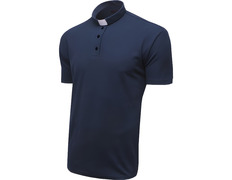 Adicionar ao carrinho Polo clergyman com alto pescoço | Azul marinho M/C Polo clergyman com alto pescoço | Azul marinho M/C