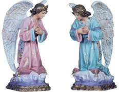 Adicionar ao carrinho Anjos Adoradores | Figuras artesanais de 60 cm. Anjos Adoradores | Figuras artesanais de 60 cm.