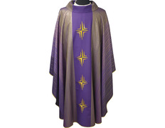 Adicionar ao carrinho Casulla em quatro cores | Bordados Cruz morado Casulla em quatro cores | Bordados Cruz morado