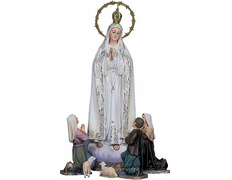 Adicionar ao carrinho Virgem de Fátima com os três pastores Virgem de Fátima com os três pastores