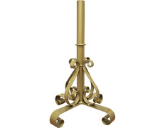 Adicionar ao carrinho Porta varal de ferro forjado | Cor dourado | 4 cm. (Ø) Porta varal de ferro forjado | Cor dourado | 4 cm. (Ø)