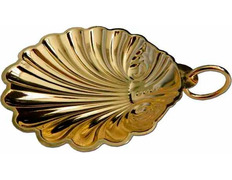 Adicionar ao carrinho Concha de Baptismo fabricada em metal dourado Concha de Baptismo fabricada em metal dourado