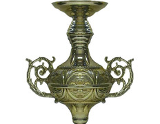 Adicionar ao carrinho Jogo de dois ciriais para procissão dourado Jogo de dois ciriais para procissão dourado