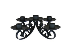 Adicionar ao carrinho Coroa do Advento de forja | Cor preto | 5 velas Coroa do Advento de forja | Cor preto | 5 velas