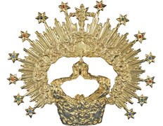 Coroa imperial com aureola