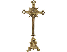 Adicionar ao carrinho Cruzifijo de mesa com base rococó Cruzifijo de mesa com base rococó