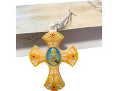 Adicionar ao carrinho Cruz de Comunhão personalizável | Colgante com cordão Cruz de Comunhão personalizável | Colgante com cordão